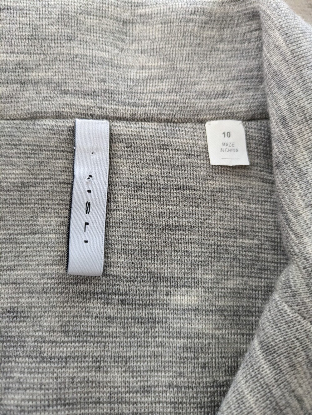 Iisli Women’s Gray Wool Jacket - Picture 2 of 7